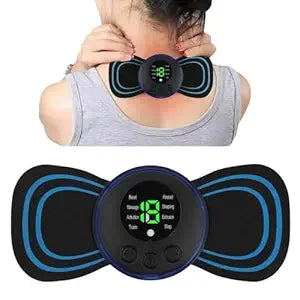 Butterfly Massager Machine for Pain Relief, Rechargeable Full Body TENS Massager with 8 Modes 19 Levels Wireless Vibration Machine - CL-VI-5300