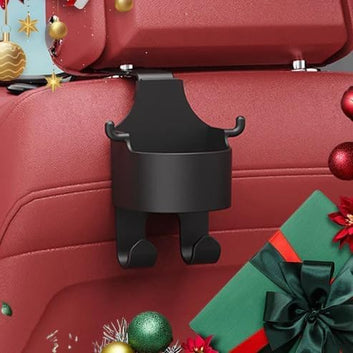 3 in 1 Multi-Functional Hook - Car Seat Headrest Cup Holder & Organizer, 2 PCS