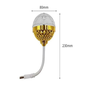 Rotating Magic Ball Light with Lamp Holder Set pack of 1