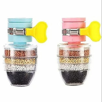 3 Layer Water Filter Faucet Tap And Purifier Splash Proof Pack Of 2