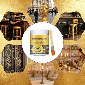 Water Resistant Water Based Gold Paint pack of 1
