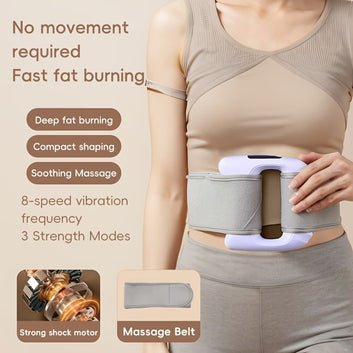 Handheld Wearable Vibration Massage Ring with Adjustable Belt